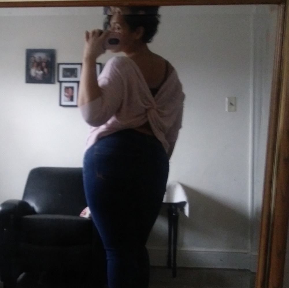 Express Cross back Sweater